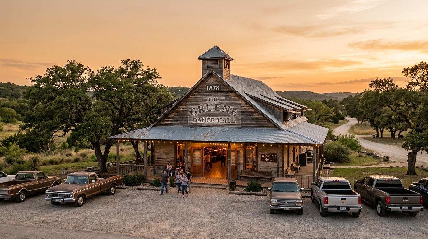 Live Music Run: Gruene Hall to Arkey Blue's